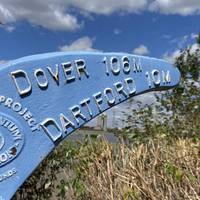 This route doesn’t go all the way to Dover, but in this segment you’ll follow the river all the way around Thamesmead.